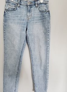 Light wash denim jeans